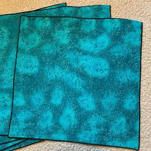 Blue Cloth Napkins - 6 Pieces